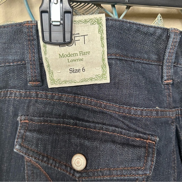 Loft modern flare lowrise Sz 6 NWT - Picture 5 of 6